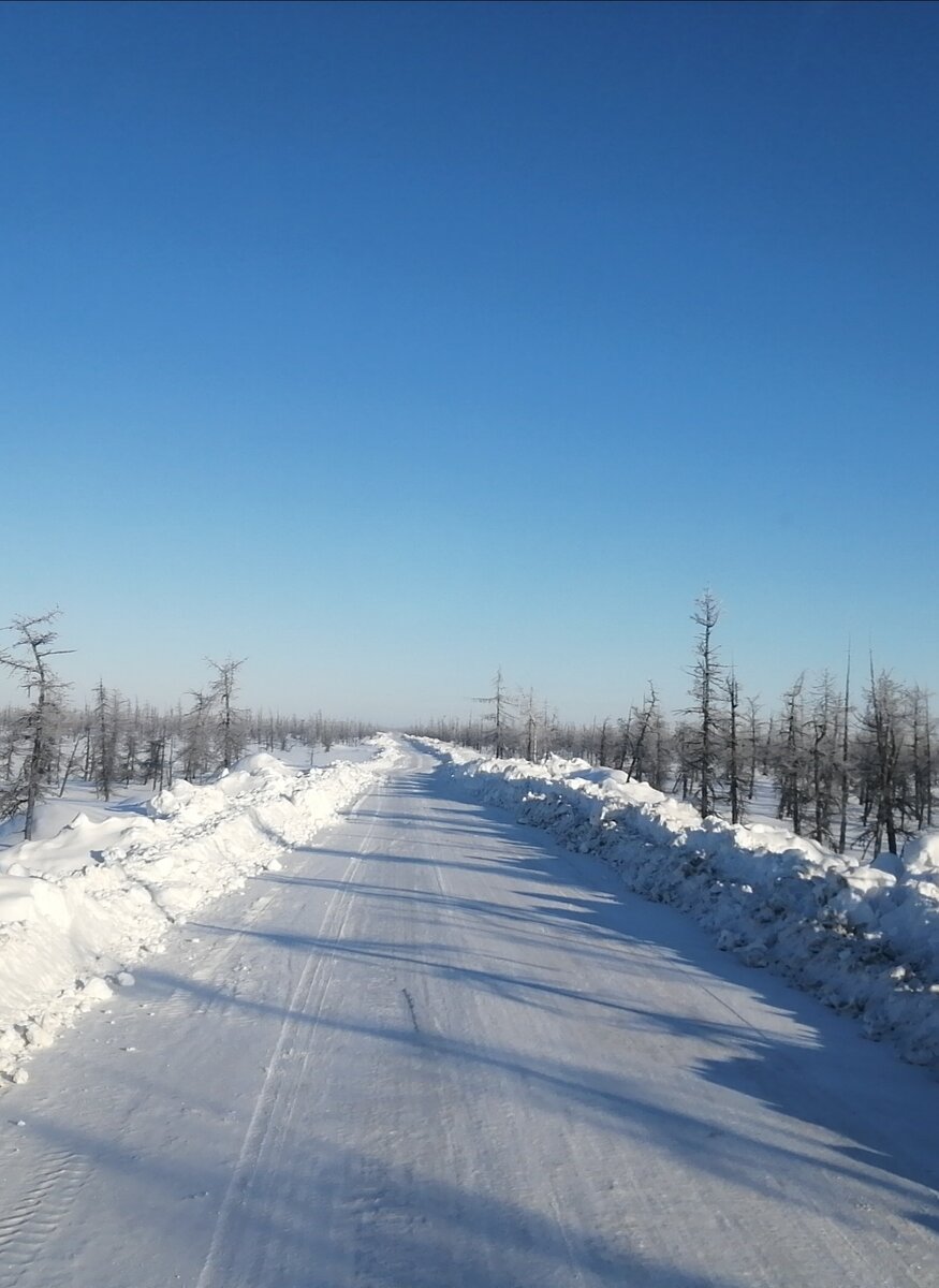 Зимник по тундре