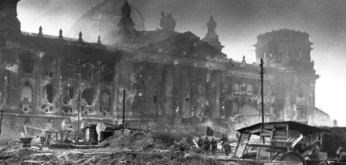 Штурм здания Рейхстага (Германо-российский музей «Берлин-Карлсхорст»/фотограф И. Шагин)