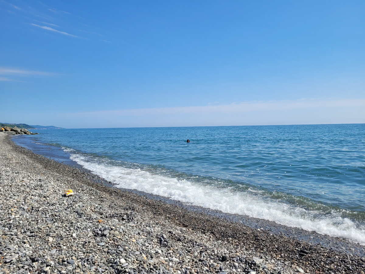 Марко плавает в море
