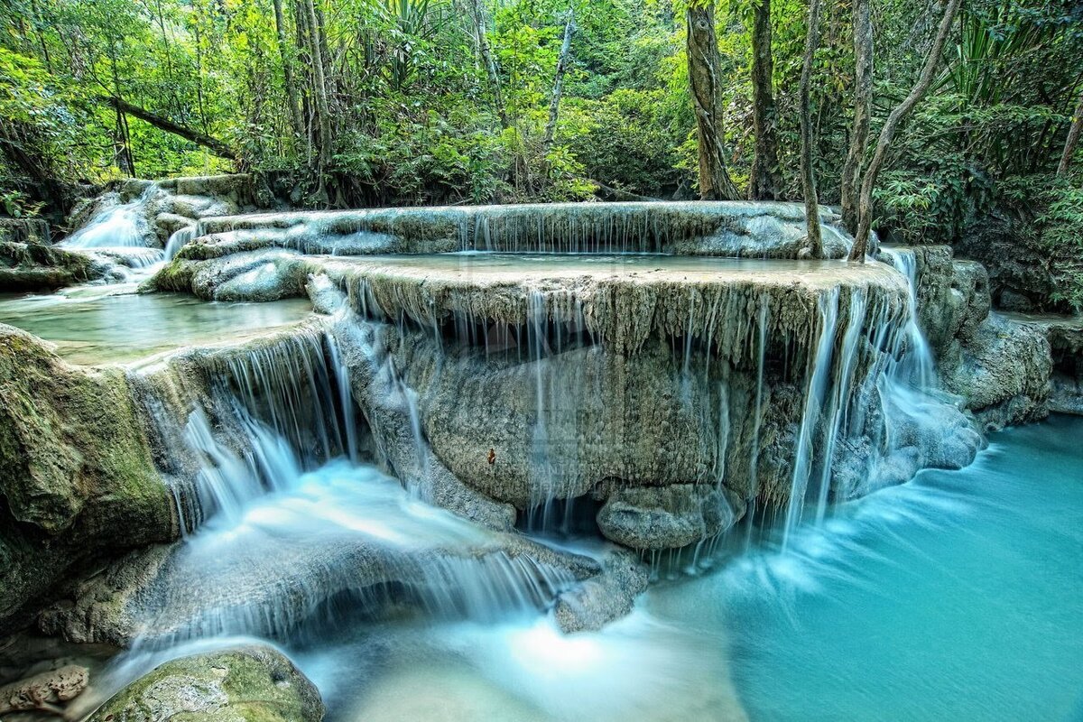 Водопад эраван таиланд