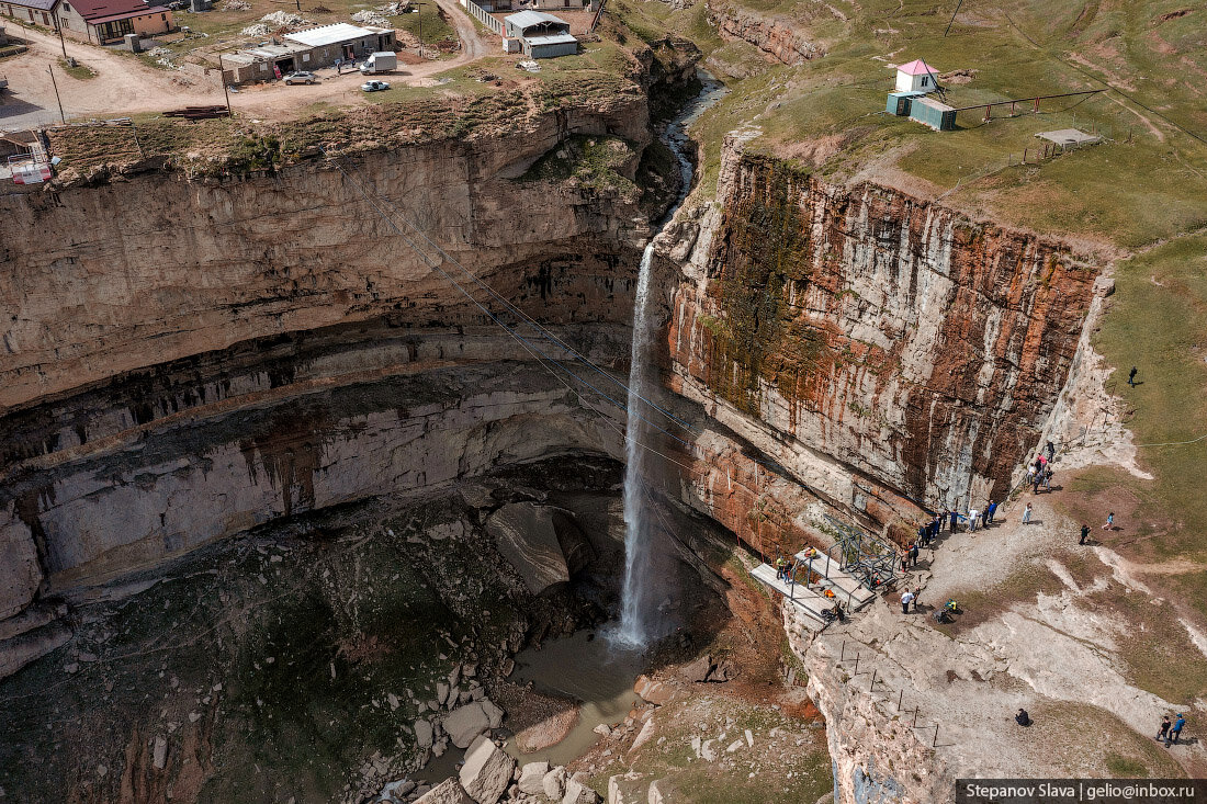 Село Хунзах Водопад Тобот