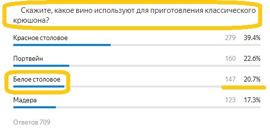 Вопрос с прошлого теста. Правильный ответ- Белое столовое