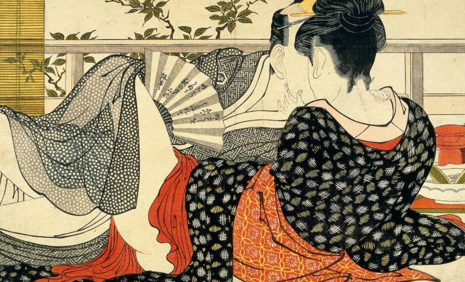 «Любовники в чайном домике», гравюра Китагавы Утамаро, 1788 год. Источник: Sex and Pleasure in Japanese Art