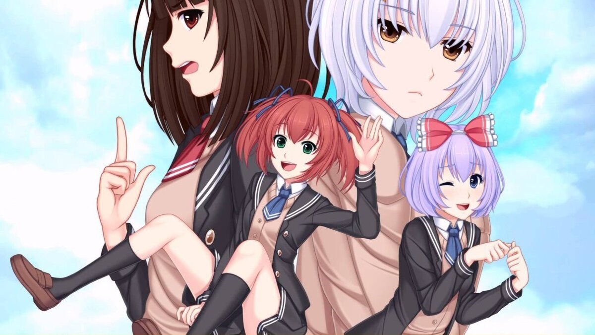 Вариант обложки игры «Академия Санрайдер». Источник: vn.reactor.cc.