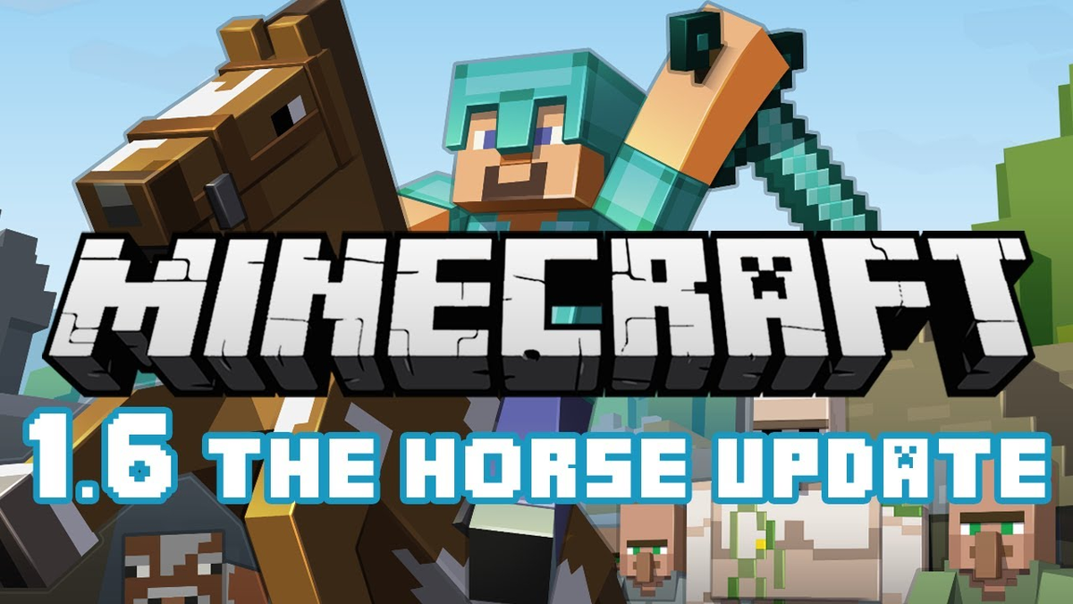 Minecraft 1.1 6. Minecraft Horse update. Обновление 1.6 майнкрафт. Майнкрафт обновление 1.1. Лого обновления майнкрафт.