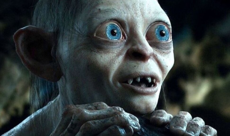 Голлум, кадр из фильма "Хоббит: Нежданное путешествие"