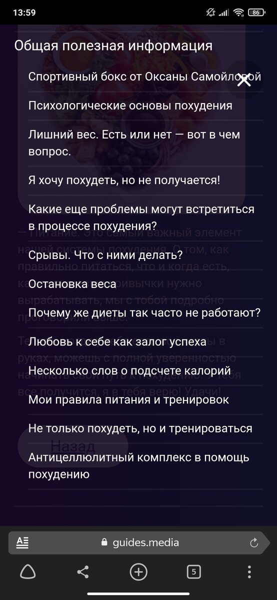 Дабы не закидывать текстом, я буду прилагать скрины из этого курса