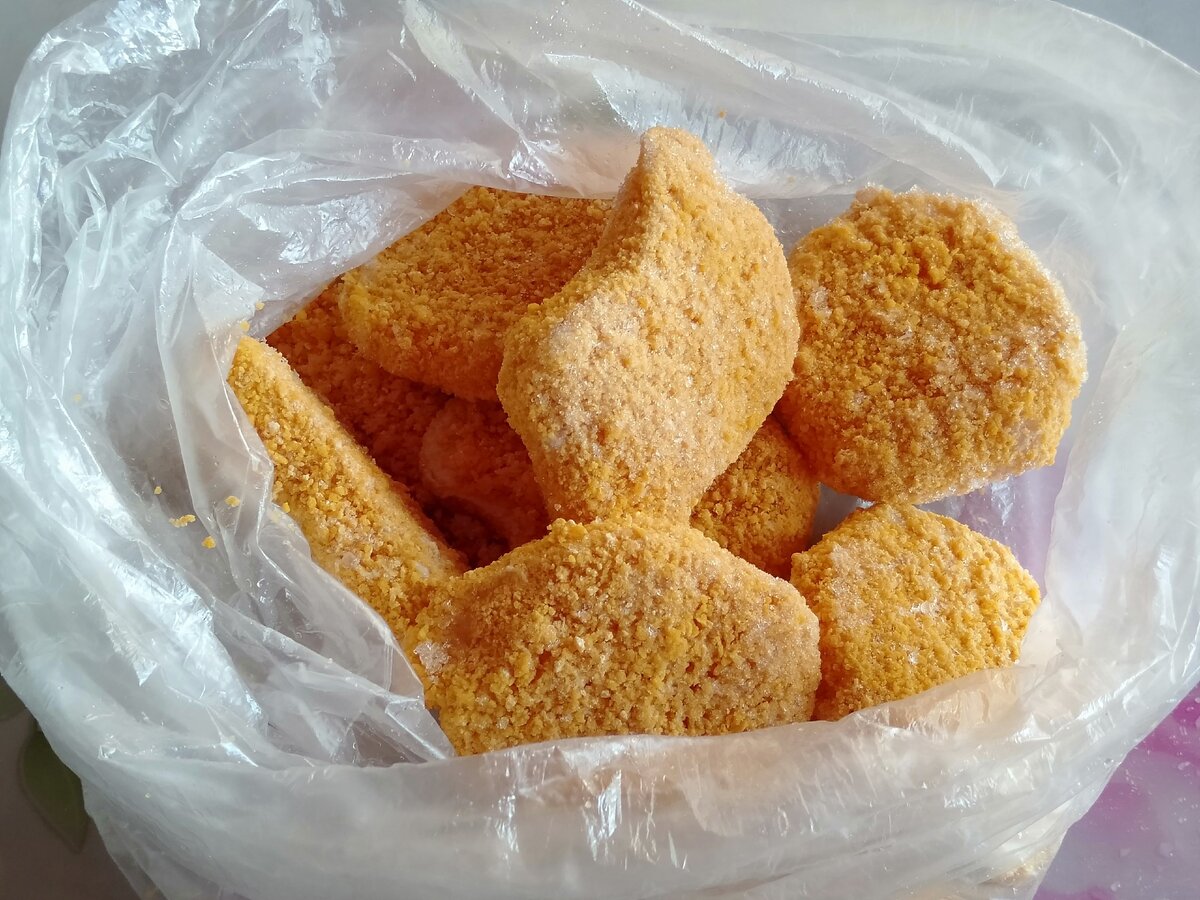 Достаем наггетсы