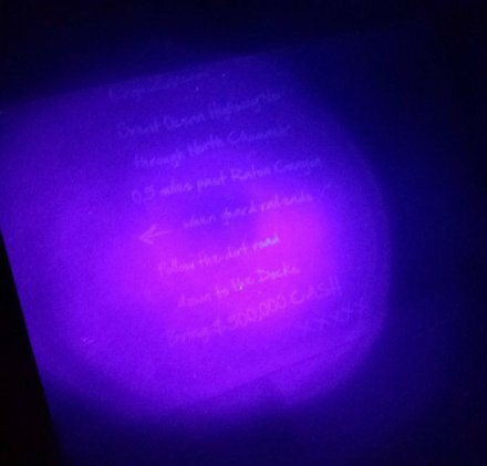 
Послание гласит следующее:
