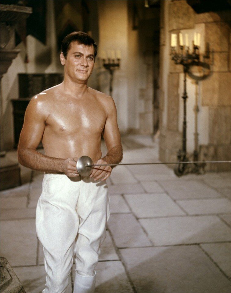 Кадр из фильма “Большие гонки”, Тони Кёртис в роли Великого Лесли