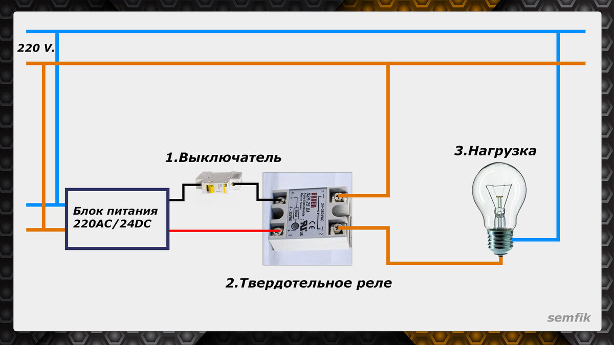 Твердотельное реле своими руками