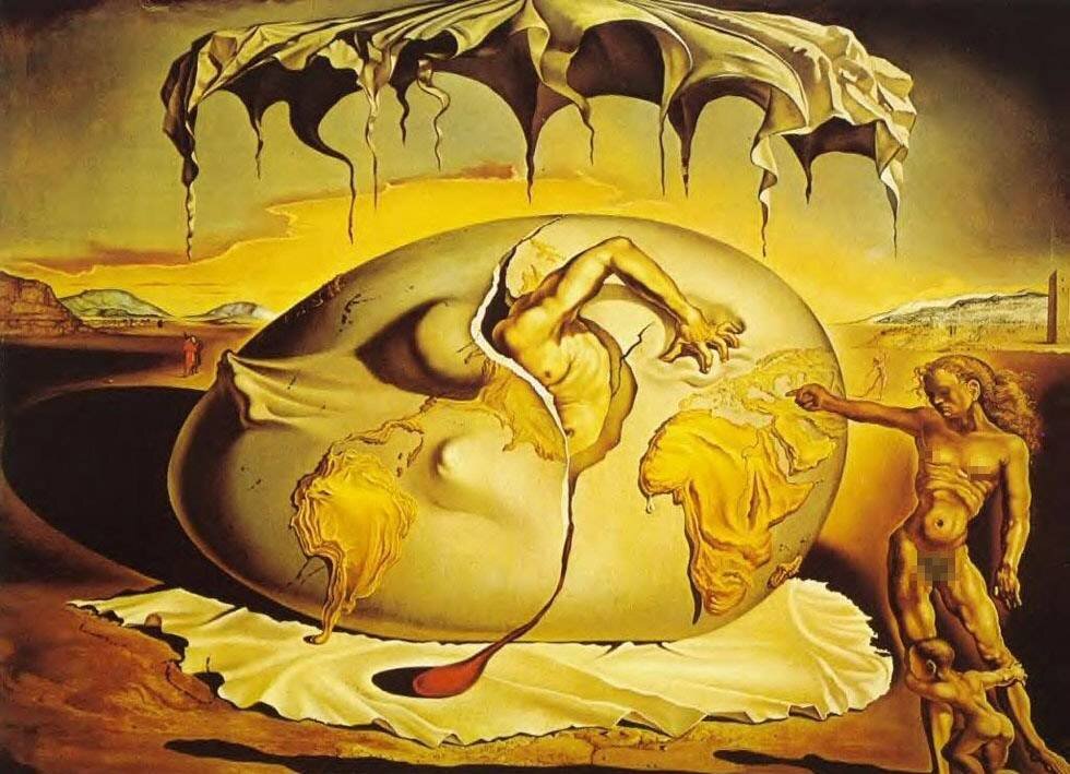 Картина "Геополитический младенец"