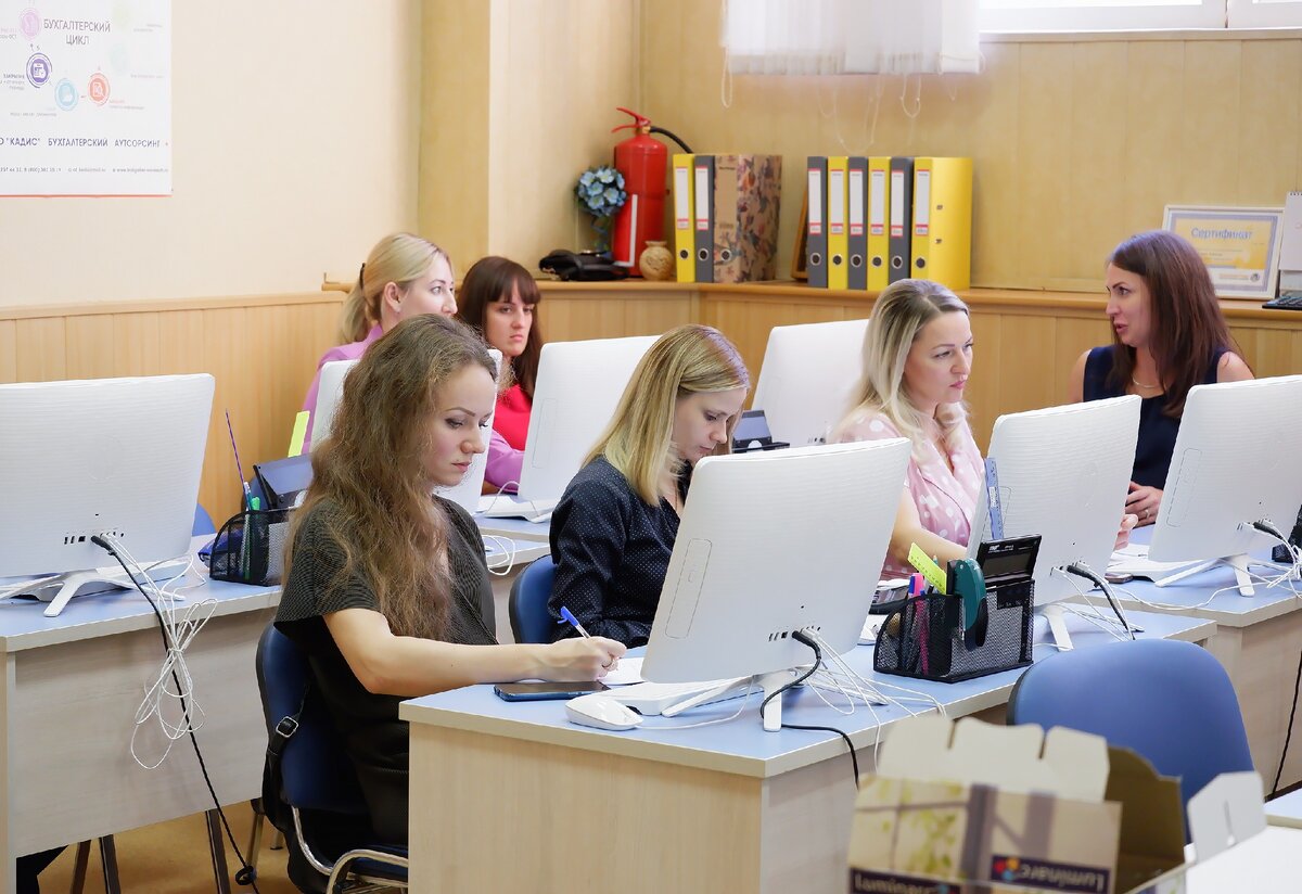 Процесс обучения тонкостям бухгалтерии