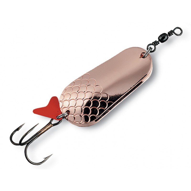 колебалка медного цвета с вертлюгом.