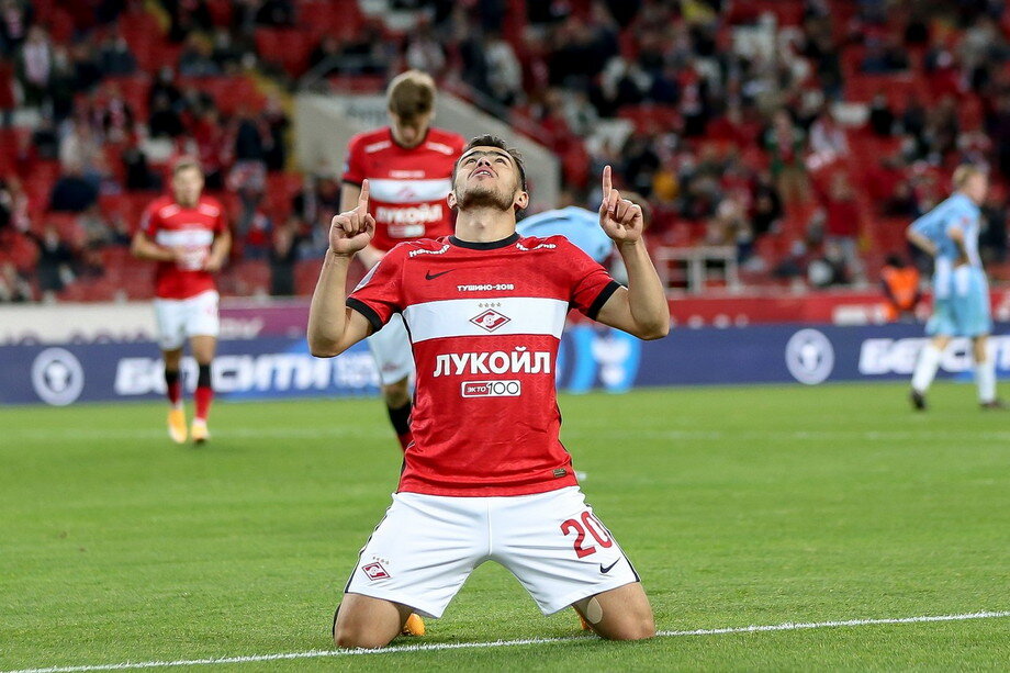 Остон Урунов забил первый гол за московский Спартак