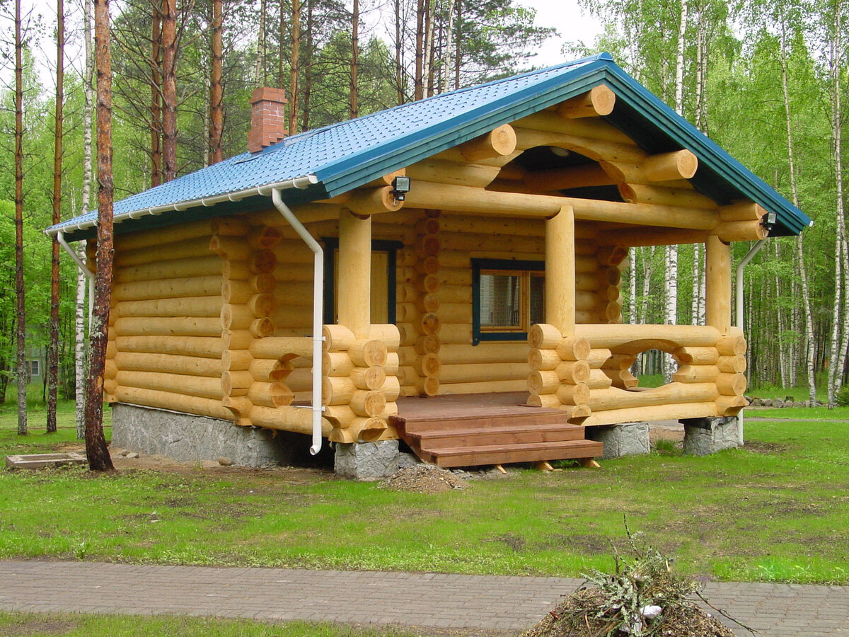 Бревенчатая баня