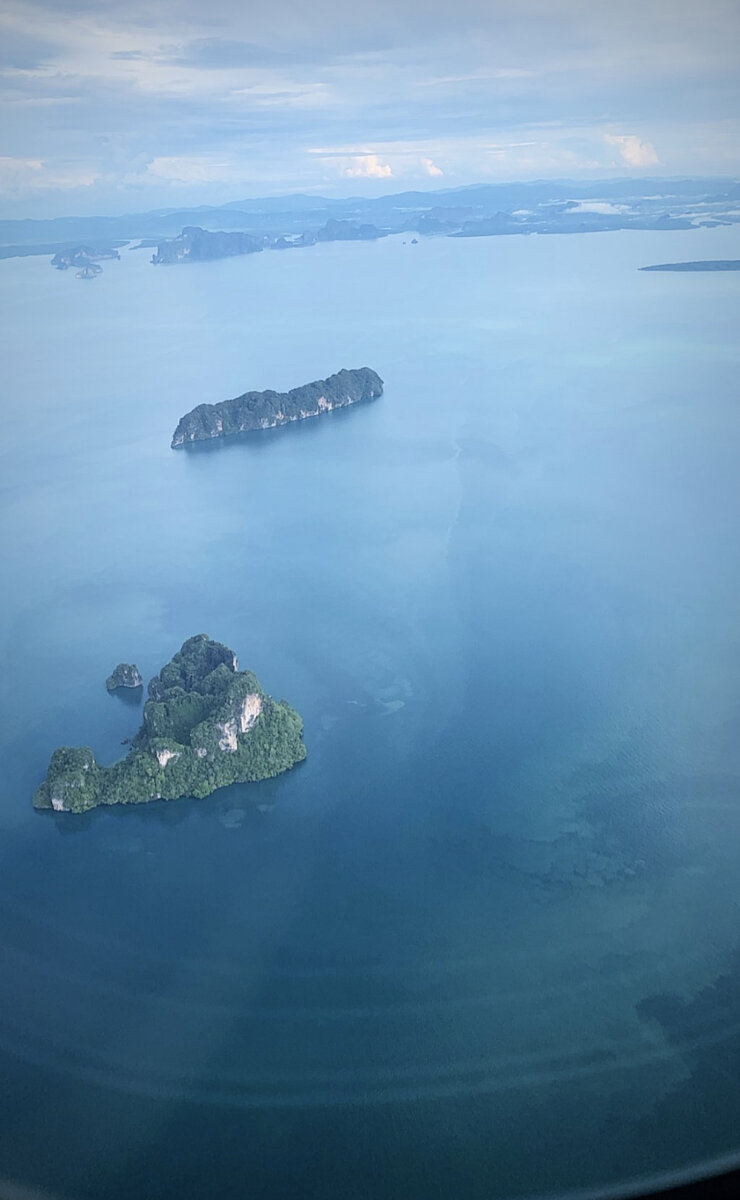 Тайланд вид с борта самолета