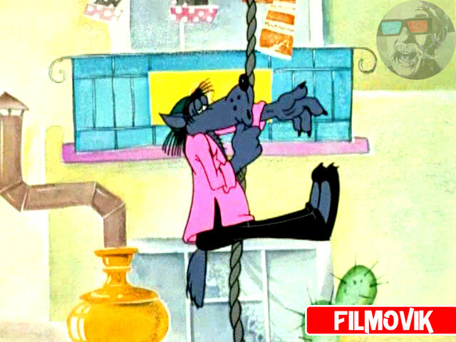 Кадр из первой серии "Ну, Погоди!"