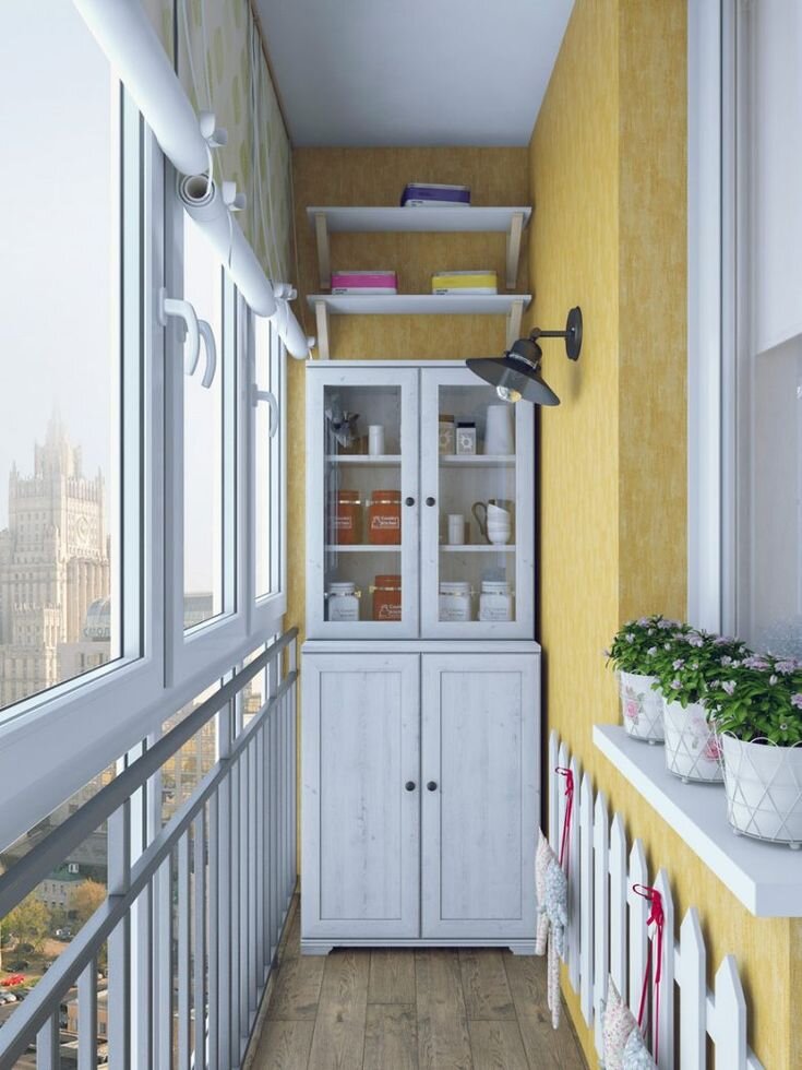 Современные шкафы на балконе – купить недорого от производителя