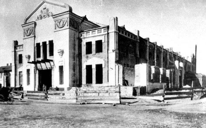 Здание Народного дома после пожара. 1920е. годы.