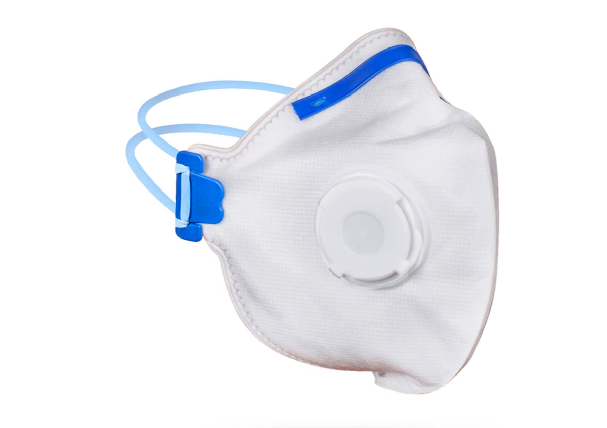                                                Респираторная одноразовая маска с клапаном 