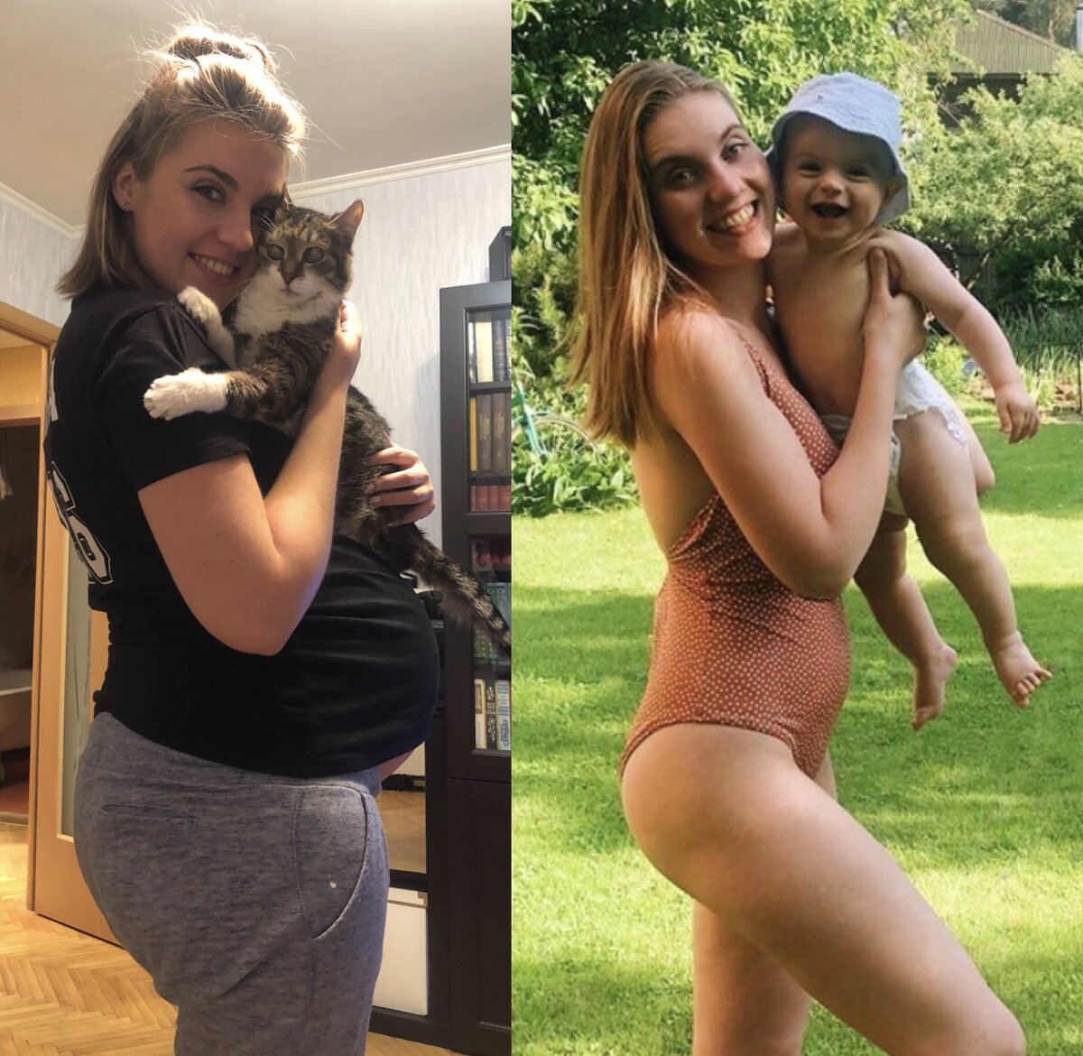 8ой месяц беременности и 7 месяцев мелкому