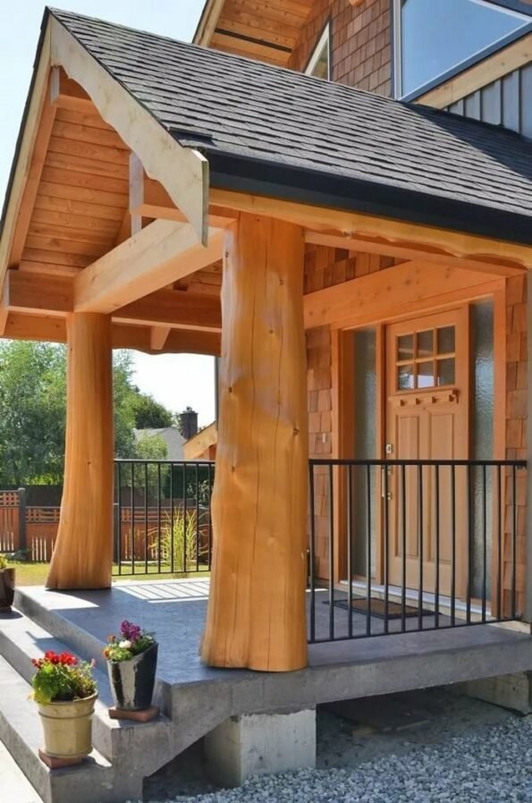 Бревно. Массивно и основательно.