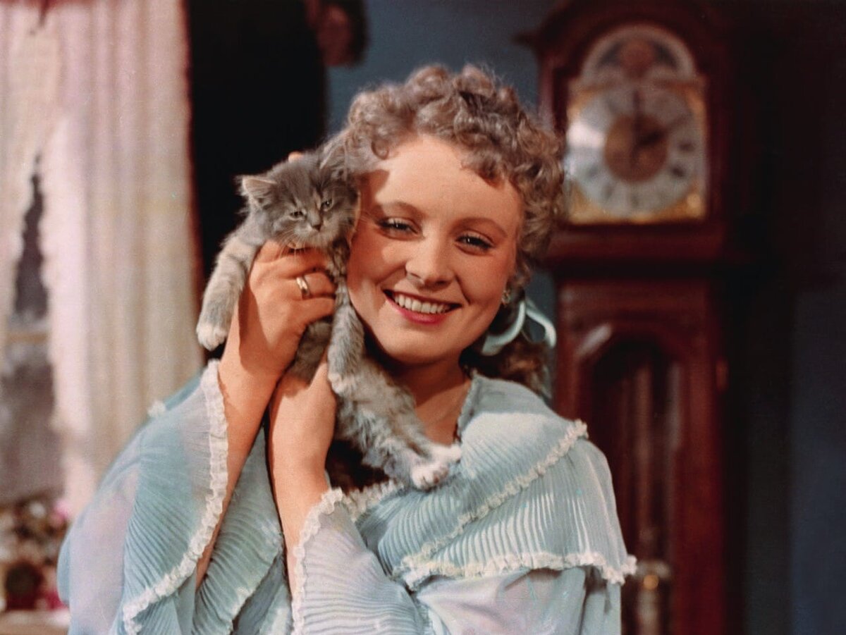 Кадр из фильма "Анна на шее", Алла Ларионова.