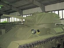 Башня лёгкого танка Т-80. Вид слева
