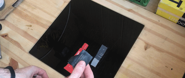 Результат проверки контактного прозрачного клея