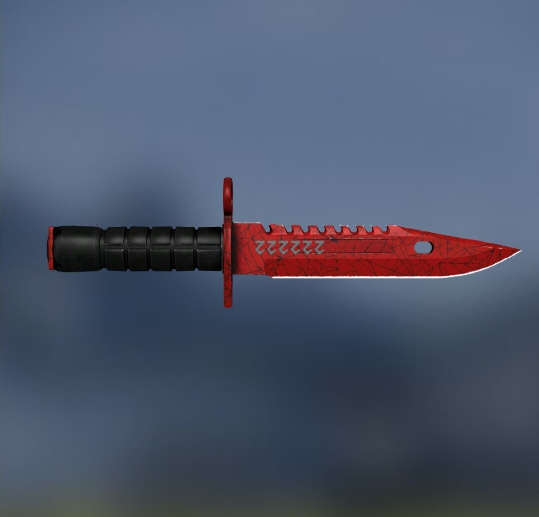 Штык-нож M9 кровавая паутина fn st