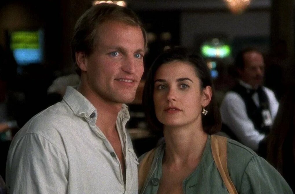 Вуди Харрельсон и Деми Мур в фильме «Непристойное предложение» (1993)