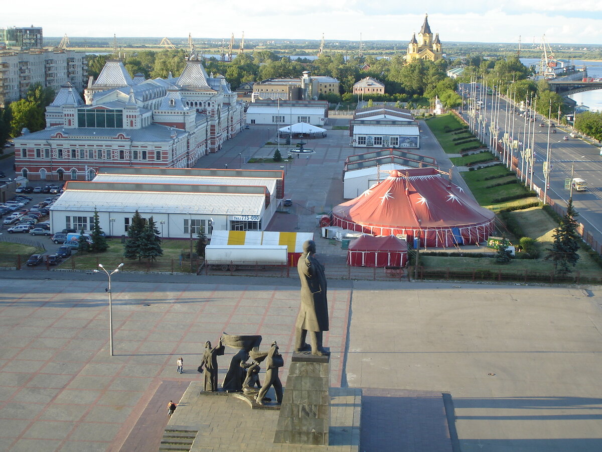 Современный вид на ярмарку. Нижний Новгород. Фото автора