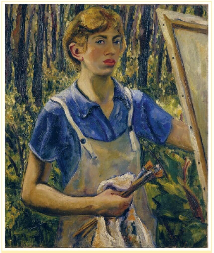 Ли Краснер. Автопортрет. 1930