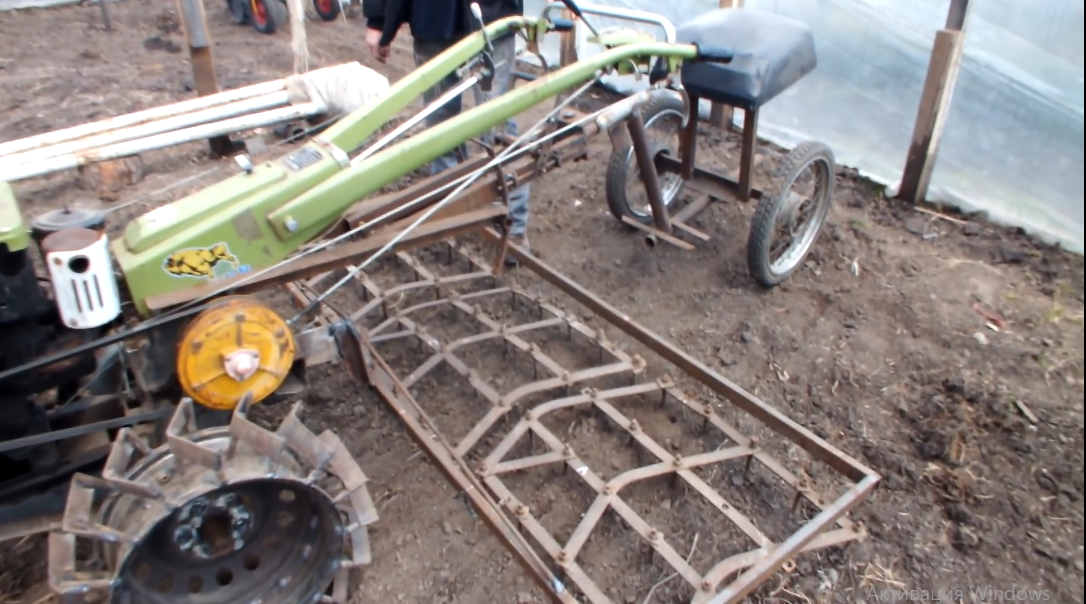 Бороны к мотоблоку.