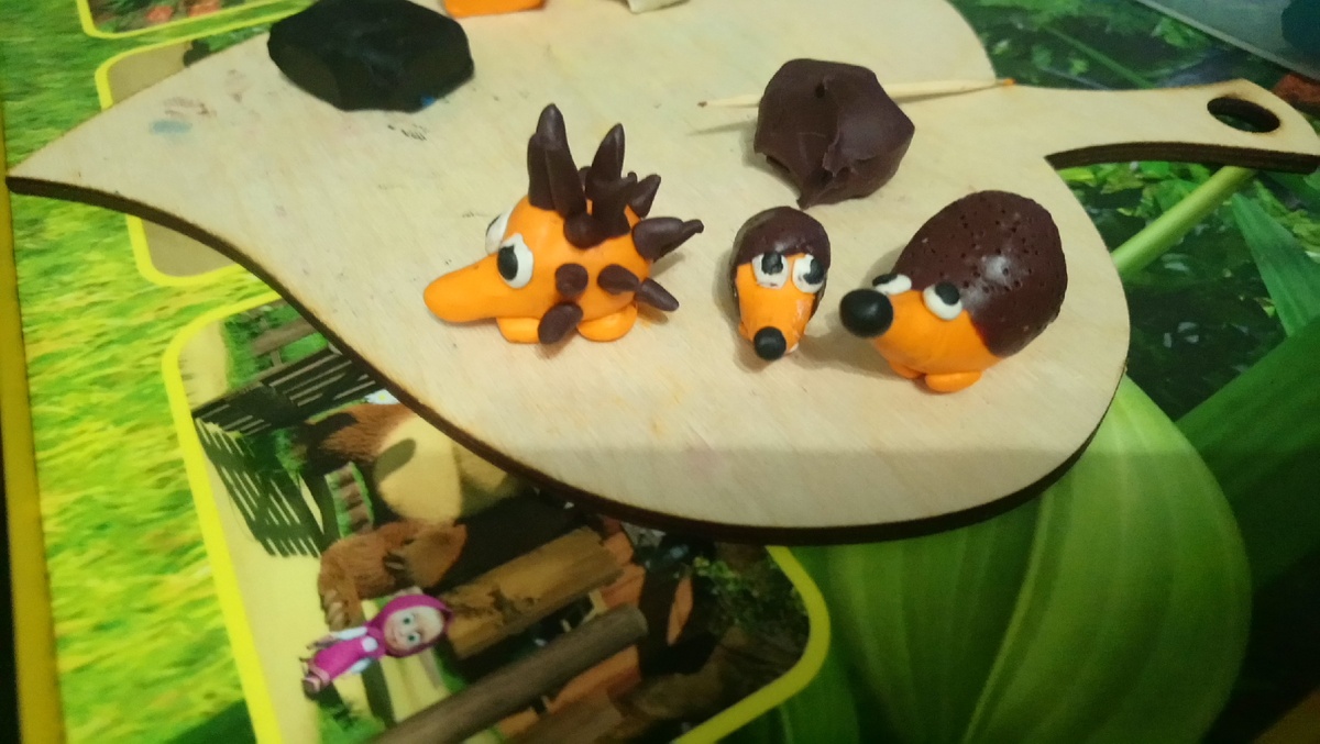 из обычного пластилина