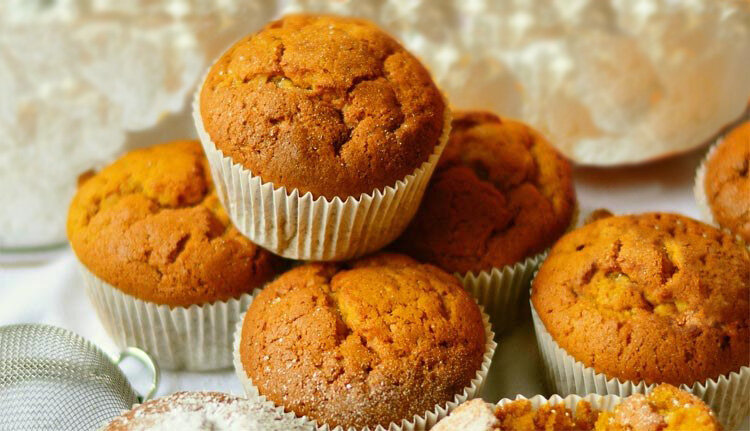 Кексы. Фото сайта https://edatomy.ru