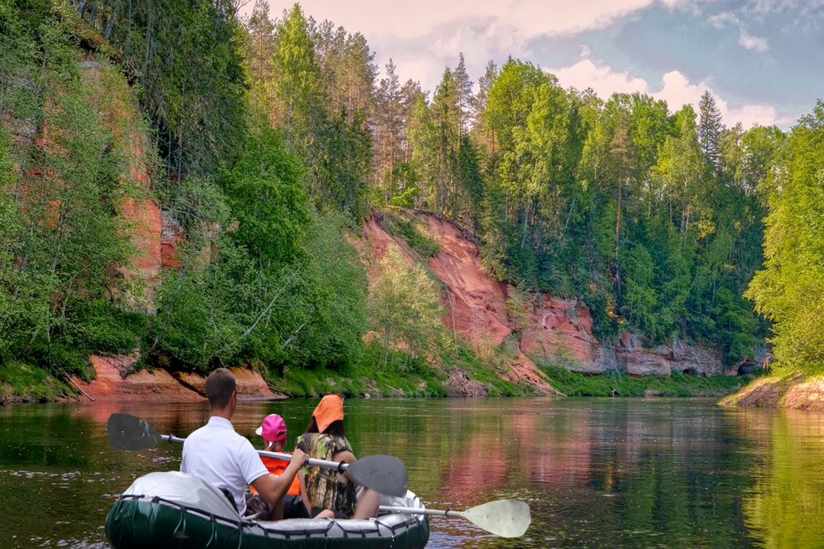 Обрывы на реке 