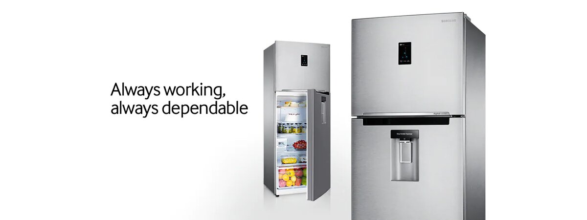  
Сверхинтеллектуальная и прочная технология холодильника Samsung обеспечивает надежную работу.
