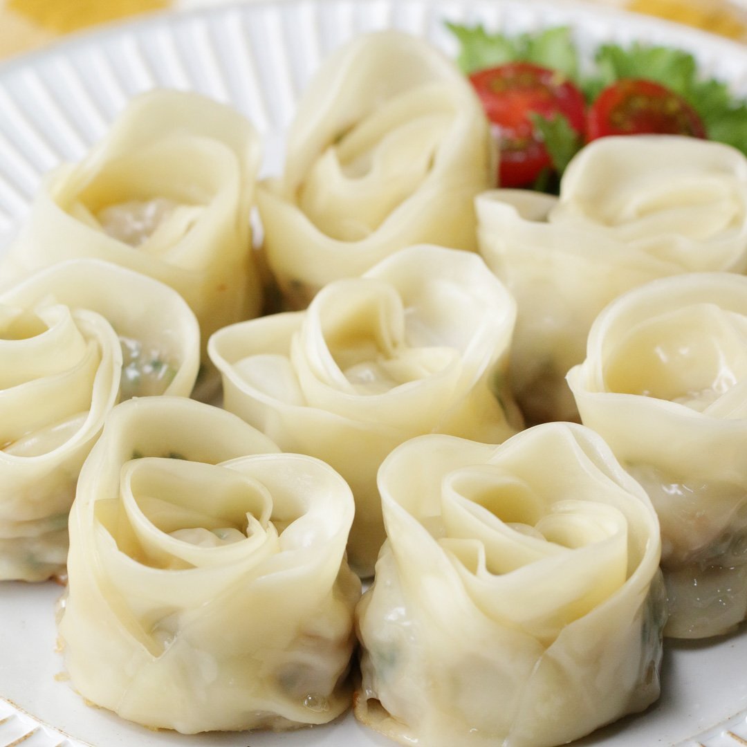 Пельменные розочки