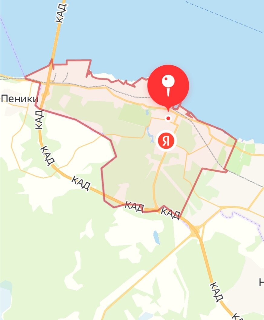 Ломоносов на карте