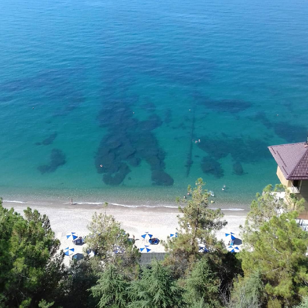 Мюссера Абхазия море чистое