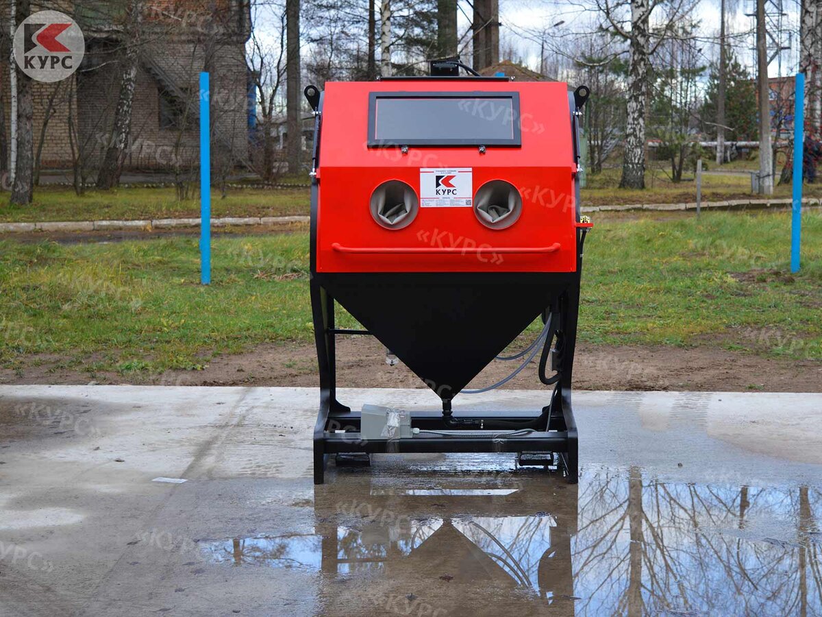 Инжекторная пескоструйная камера