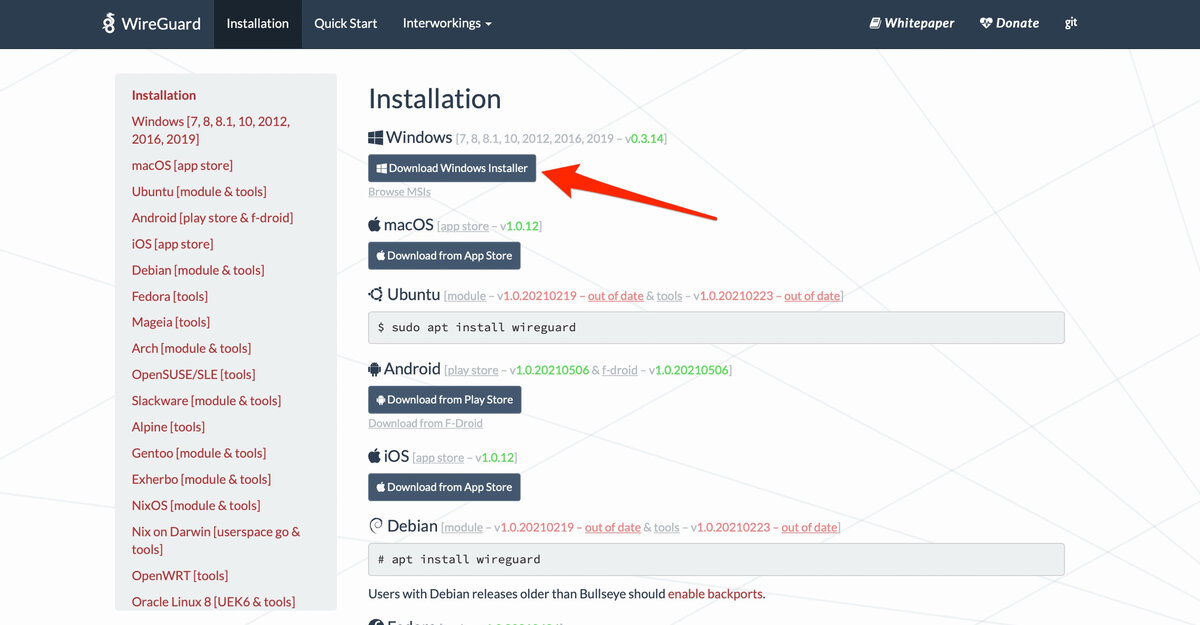 Wireguard fast install