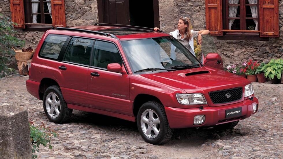 На фото: Subaru Forester S-Turbo (SF) '2000–02