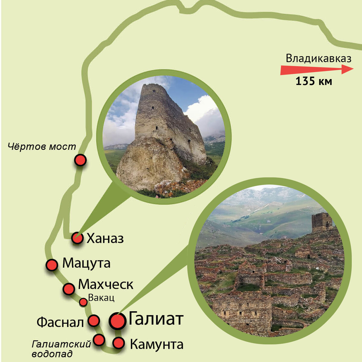 Галиат и Замок-фрегат в Ханазе впечатлили чуть больше остальных достопримечательностей, но и остальное заслуживает внимания!