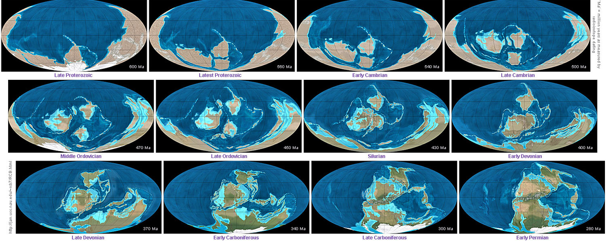 Географическая карта разных периодов. Формирование континентов в протерозое. Карта земли в разные геологические эпохи. Расположение континентов в прошлом. Движение континентов земли.