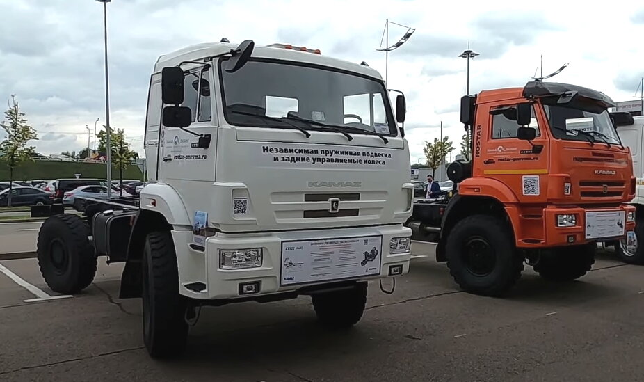 Необычный КАМАЗ 4х4 на независимой пружинной подвеске с задними ...