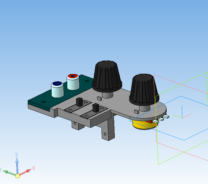 Модель в Компасе.