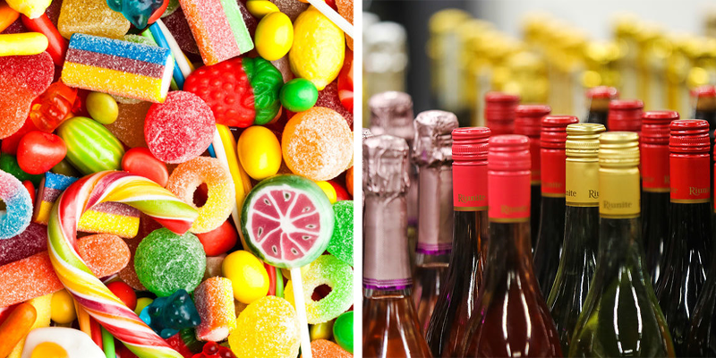 Сладости и алкоголь
